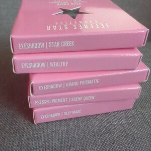Jeffree Star 5 pc Bundle Individual Pressed Pigment Eye Colors Star Creek Sealed
